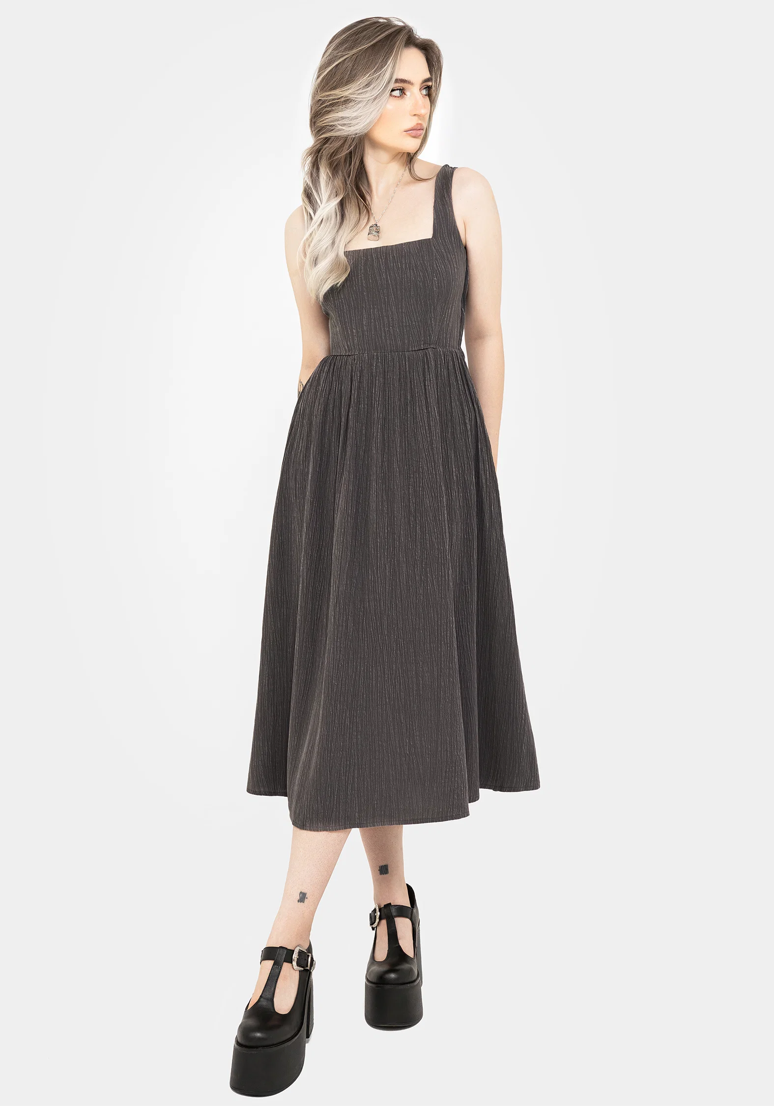Darkside Corset Midi Dress - Image 6