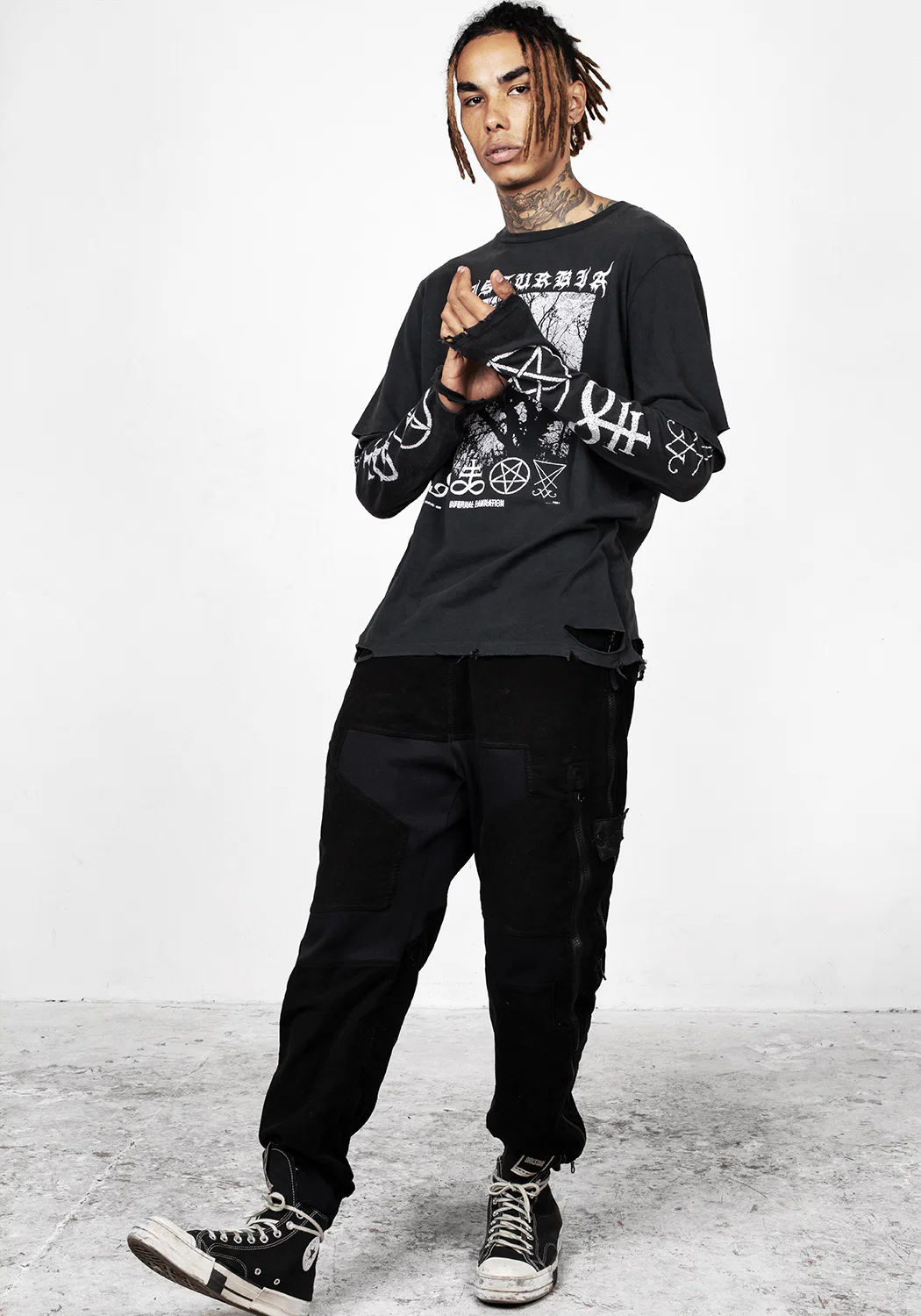 Infernal Layered Long Sleeve T-Shirt - Image 12
