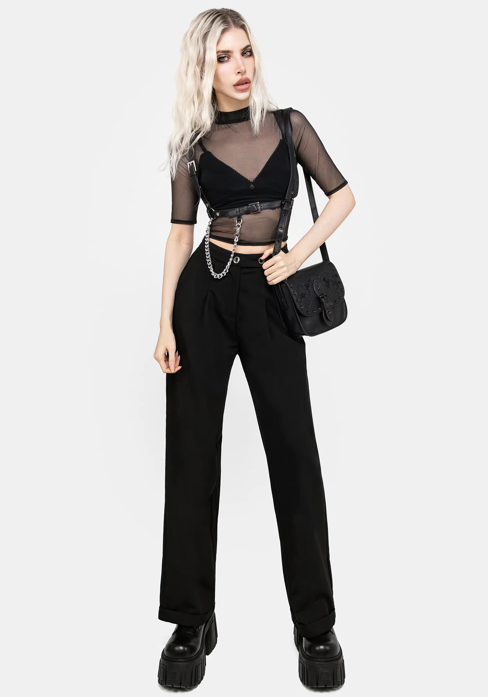 Jinx Mesh Short Sleeve Top - Image 5