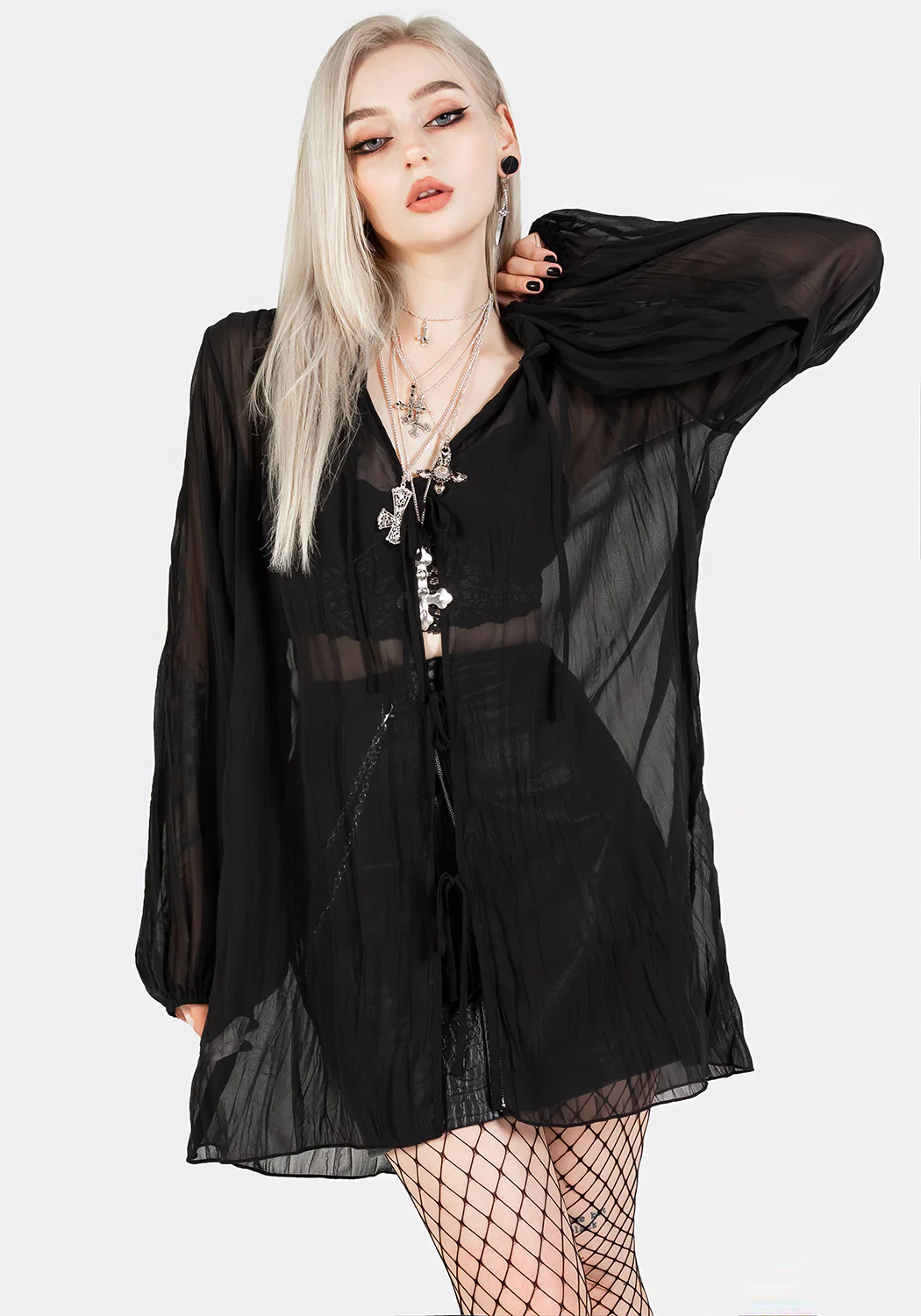 Villain Textured Blouse - Image 6